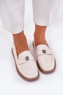 Mokasyny Model Vinceza 62208 Beige - Step in style
