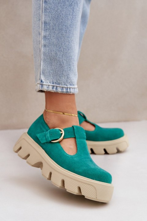 Półbuty Model Zazoo 20183 Green - Step in style Półbuty Model Zazoo 20183 Green - Step in style