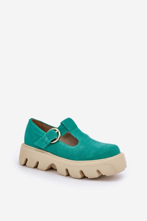 Półbuty Model Zazoo 20183 Green - Step in style Półbuty Model Zazoo 20183 Green - Step in style