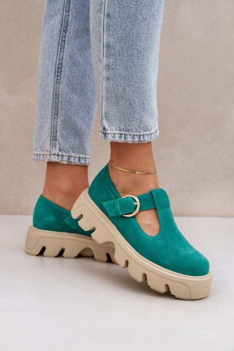 Półbuty Model Zazoo 20183 Green - Step in style Półbuty Model Zazoo 20183 Green - Step in style