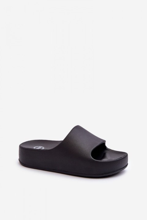 Sandał Klapki Model Airaplea 24SD19-7564 Black - Step in style Sandał Klapki Model Airaplea 24SD19-7564 Black - Step in style