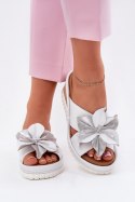 Sandał Klapki Model Artiker 54C0538 White/Silver - Step in style