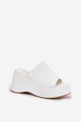 Sandał Klapki Model Kisoffi 8338-305 White - Step in style