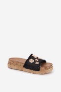 Sandał Klapki Model Rigasta M536 Black - Step in style