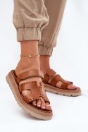 Sandał Klapki Model Zazoo 40440 Brown - Step in style