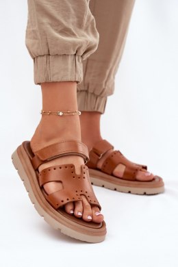 Sandał Klapki Model Zazoo 40440 Brown - Step in style