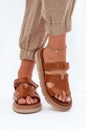 Sandał Klapki Model Zazoo 40440 Brown - Step in style