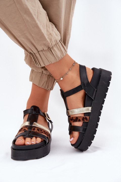 Sandały Model Gallari FH-060 Black - Step in style