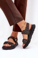 Sandały Model Leriot 88-13 Black/Brown - Step in style