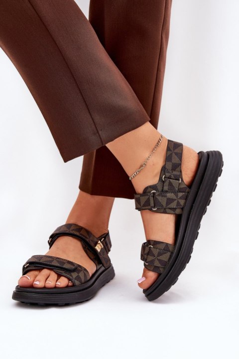 Sandały Model Leriot 88-13 Black/Brown - Step in style Sandały Model Leriot 88-13 Black/Brown - Step in style