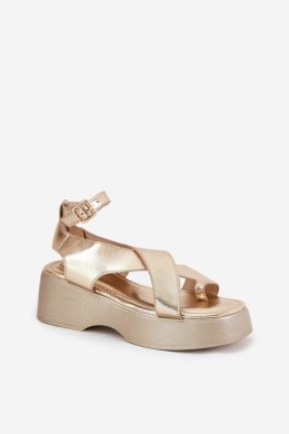 Sandały Model Tenzorus WS-001 Gold - Step in style
