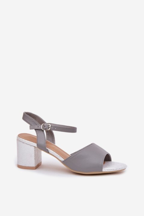 Sandały Model Vinceza 20275 Grey - Step in style Sandały Model Vinceza 20275 Grey - Step in style