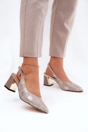 Sandały Model Vinceza 66733 Gold/Silver - Step in style