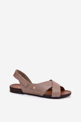 Sandały Model Zazoo 40141 Dark Beige - Step in style