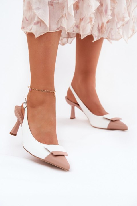 Szpilki Model Ottoles 55-A12 White - Step in style Szpilki Model Ottoles 55-A12 White - Step in style