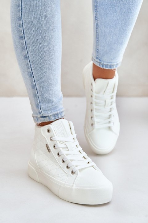 Trampki Model Big Star OO274A479 White - Step in style Trampki Model Big Star OO274A479 White - Step in style