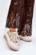 Trampki Model S.Barski BF51-101 Beige - Step in style