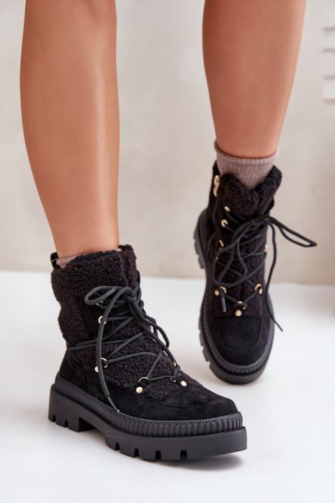 Botki Model Merilana A8902 Black - Step in style Botki Model Merilana A8902 Black - Step in style