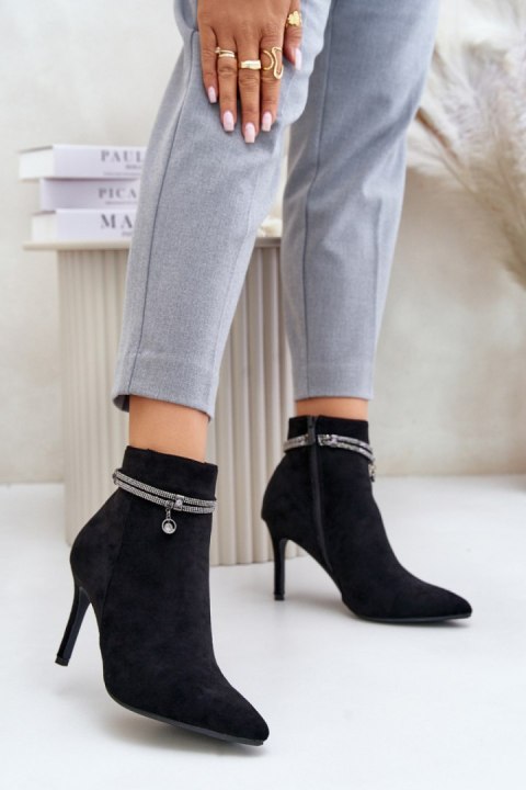 Botki Model Vinceza 16469 Black - Step in style Botki Model Vinceza 16469 Black - Step in style