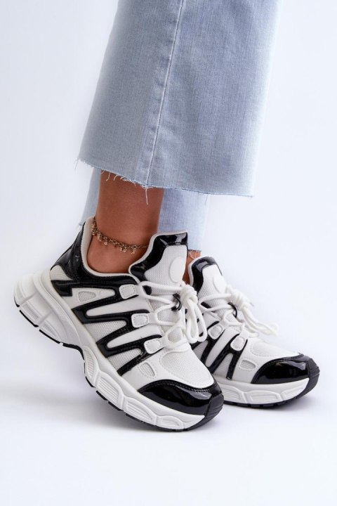 Buty Sportowe Model Ahmani NB633P White/Black - Step in style Buty Sportowe Model Ahmani NB633P White/Black - Step in style