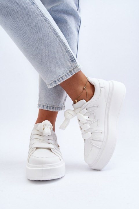 Buty Sportowe Model Asylia BL380A White - Step in style Buty Sportowe Model Asylia BL380A White - Step in style