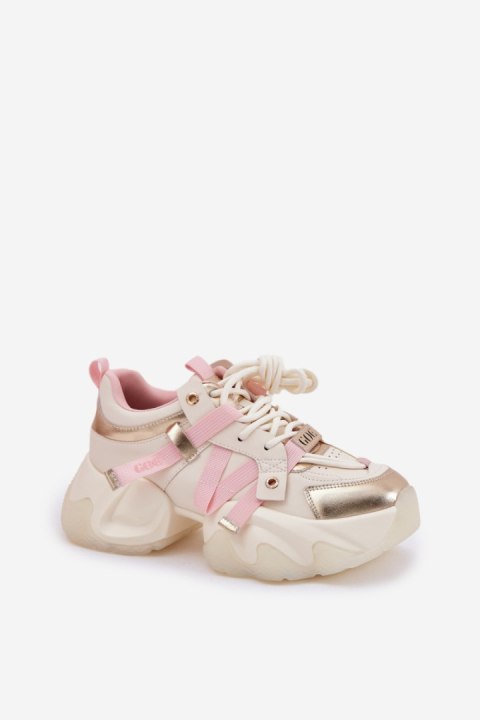Buty Sportowe Model Goe RR2N4031 Beige - Step in style Buty Sportowe Model Goe RR2N4031 Beige - Step in style
