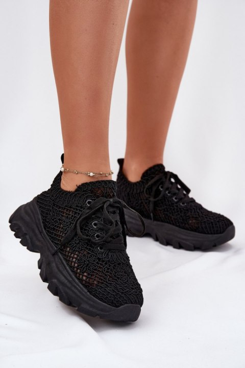 Buty Sportowe Model Jelhiris SF-69 Black - Step in style Buty Sportowe Model Jelhiris SF-69 Black - Step in style
