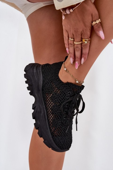 Buty Sportowe Model Jelhiris SF-69 Black - Step in style Buty Sportowe Model Jelhiris SF-69 Black - Step in style