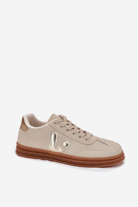 Buty Sportowe Model Micca A005 Beige - Step in style Buty Sportowe Model Micca A005 Beige - Step in style