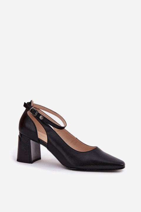 Czółenka Model Maciejka K6816-01 Black - Step in style Czółenka Model Maciejka K6816-01 Black - Step in style