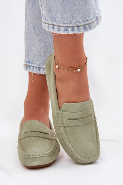 Mokasyny Model Big Star RR274945 Green - Step in style Mokasyny Model Big Star RR274945 Green - Step in style