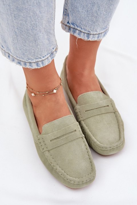Mokasyny Model Big Star RR274945 Green - Step in style Mokasyny Model Big Star RR274945 Green - Step in style