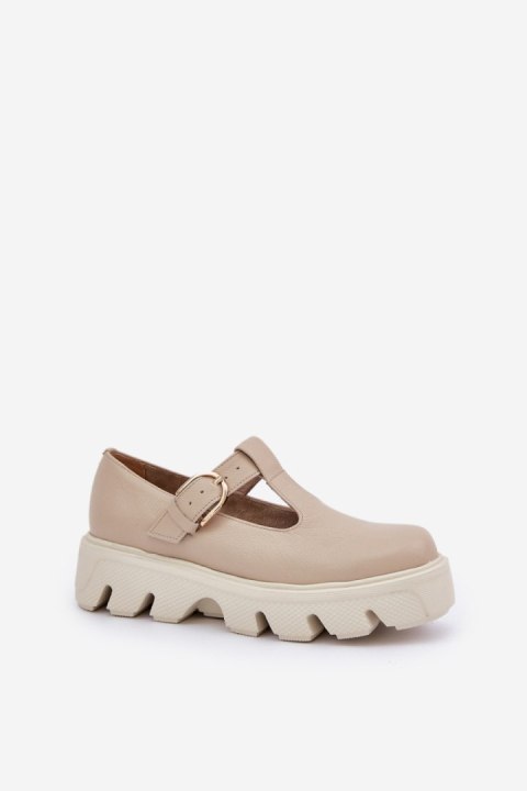 Półbuty Model Zazoo 20183 Beige - Step in style Półbuty Model Zazoo 20183 Beige - Step in style