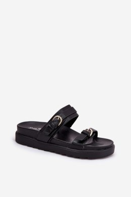 Sandał Klapki Model Wernone TL8-175 Black - Step in style