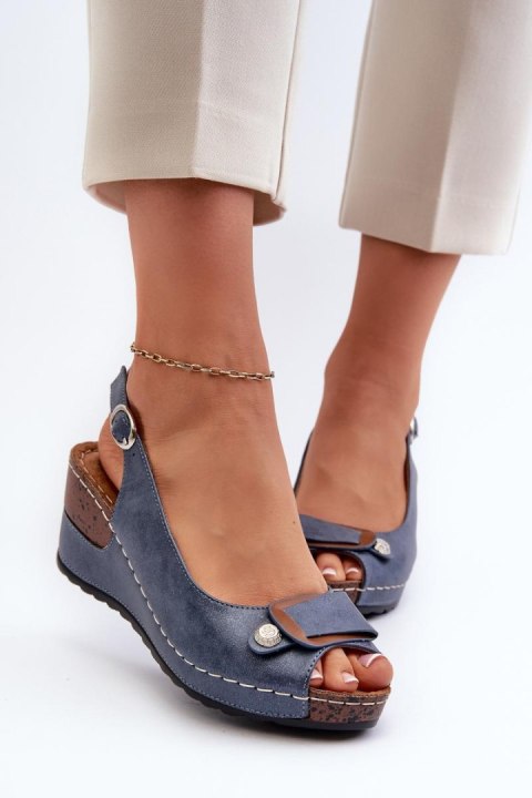 Sandały Model Comfort Shoes 24SD98-6230 Efravia Blue - Step in style Sandały Model Comfort Shoes 24SD98-6230 Efravia Blue - Step in style