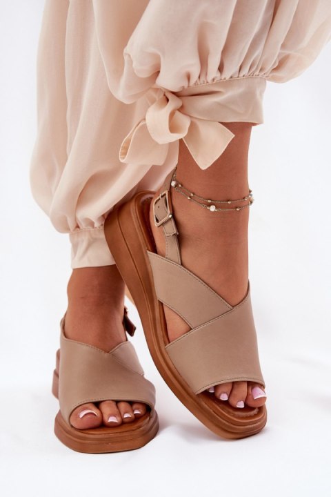 Sandały Model Quilara ASA266-9 Beige - Step in style Sandały Model Quilara ASA266-9 Beige - Step in style