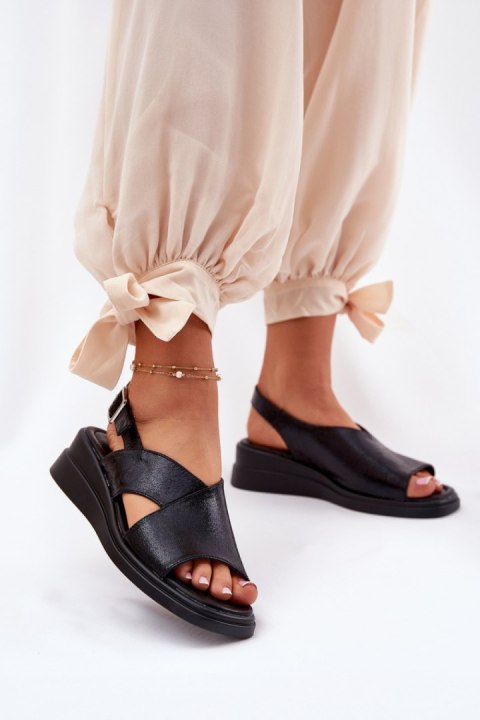 Sandały Model Quilara ASA266-9 Black - Step in style Sandały Model Quilara ASA266-9 Black - Step in style