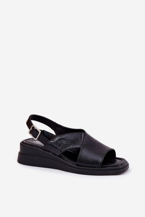 Sandały Model Quilara ASA266-9 Black - Step in style Sandały Model Quilara ASA266-9 Black - Step in style
