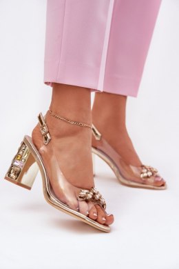 Sandały Model Vinceza 70110 Gold - Step in style