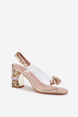 Sandały Model Vinceza 70110 Gold - Step in style