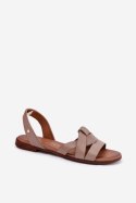 Sandały Model Zazoo 40185 Dark Beige - Step in style