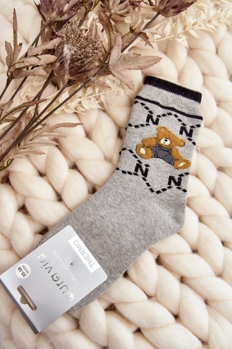 Skarpety Model SK.29378/NV529 Grey - Step in style Skarpety Model SK.29378/NV529 Grey - Step in style