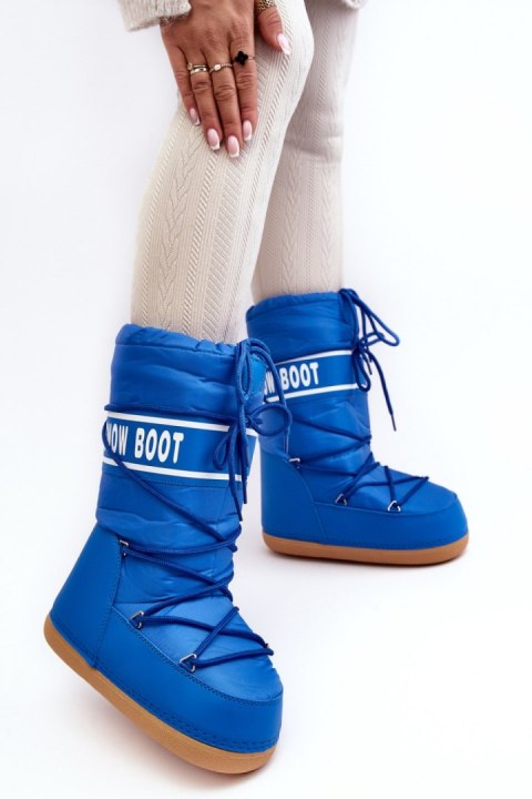 Śniegowce Model Venila NB618 Blue - Step in style Śniegowce Model Venila NB618 Blue - Step in style
