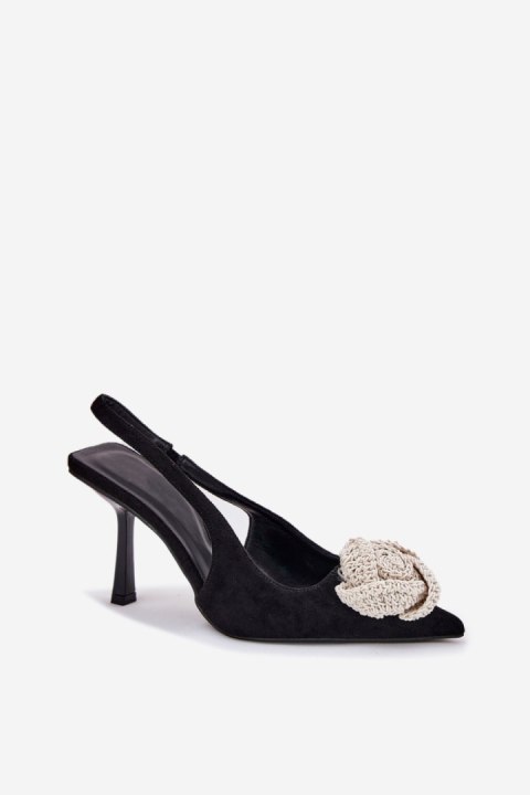 Szpilki Model Anodera P-1395 Black - Step in style Szpilki Model Anodera P-1395 Black - Step in style