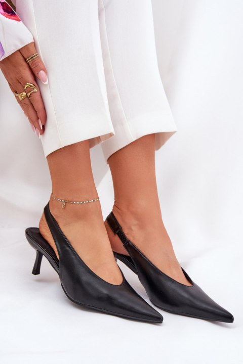 Szpilki Model Aricandia P-1436 Black - Step in style Szpilki Model Aricandia P-1436 Black - Step in style