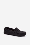 Zamszowe Mokasyny Damskie Big Star RR274948 Czarne - Step in style