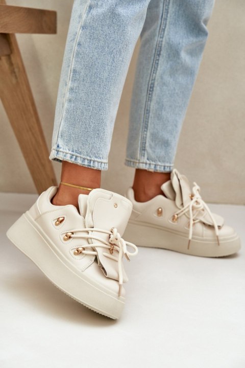 Buty Sportowe Model Dolistana LH205-8 Beige - Step in style Buty Sportowe Model Dolistana LH205-8 Beige - Step in style