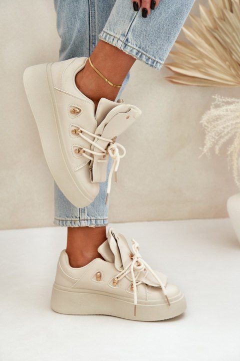 Buty Sportowe Model Dolistana LH205-8 Beige - Step in style Buty Sportowe Model Dolistana LH205-8 Beige - Step in style