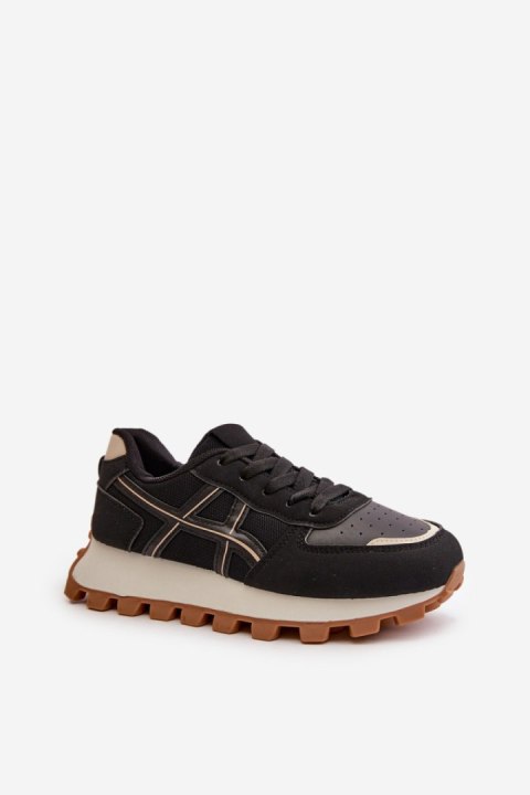 Buty Sportowe Model Mialunae YH30 Black - Step in style Buty Sportowe Model Mialunae YH30 Black - Step in style
