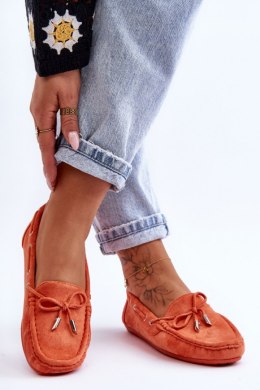 Mokasyny Model Si Passione FT246 Orange - Step in style